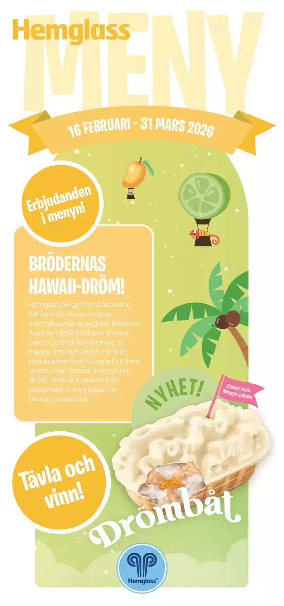 Hemglass-katalog i Norrköping | Hemglass | 2026-02-16T00:00:00.000Z - 2026-03-31T00:00:00.000Z