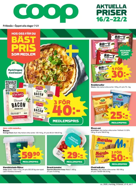 Coop Konsum-katalog i Stockholm | Coop Konsum reklamblad | 2026-02-16T00:00:00.000Z - 2026-02-22T00:00:00.000Z