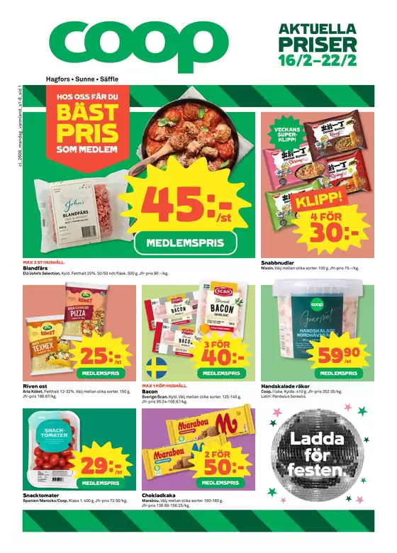 Coop Extra-katalog i Stockholm | Coop Extra reklamblad | 2026-02-16T00:00:00.000Z - 2026-02-22T00:00:00.000Z