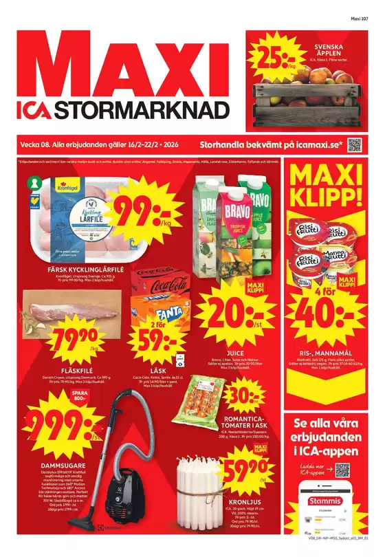 ICA Maxi-katalog i Idre | Fantastiska rabatter på utvalda produkter | 2026-02-16T00:00:00.000Z - 2026-02-22T00:00:00.000Z
