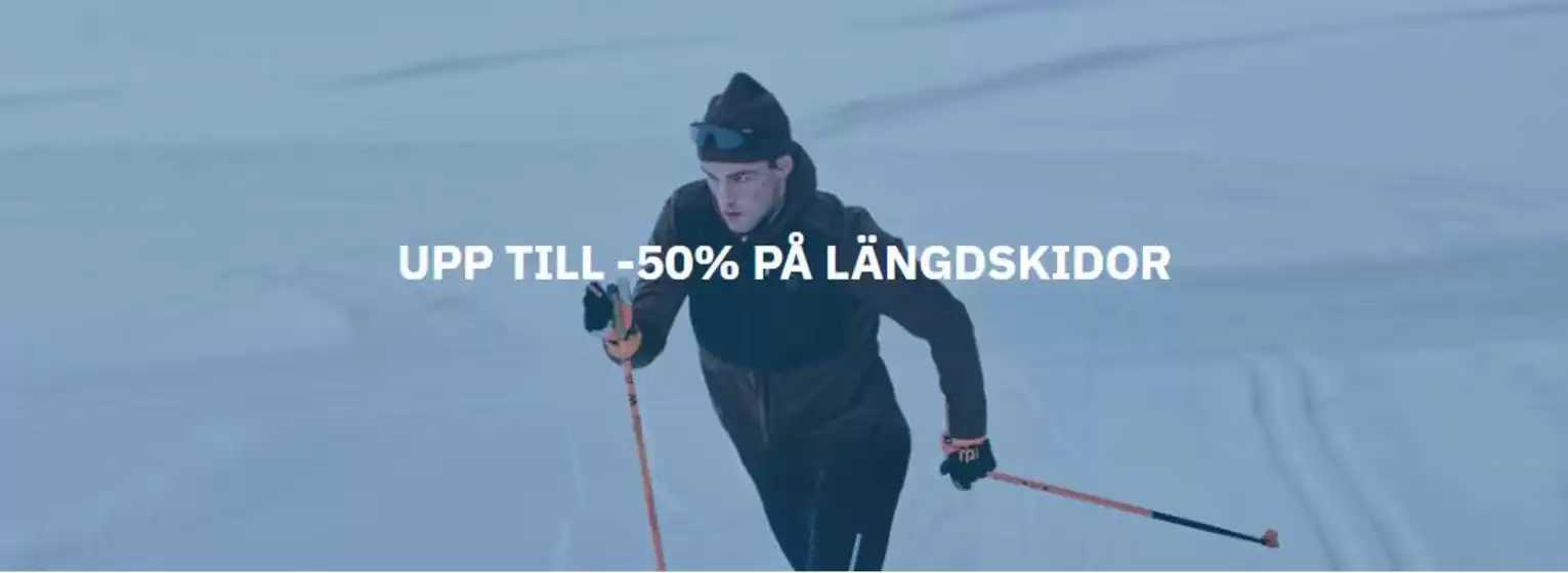 Skistart-katalog i Katrineholm | Upp till -50%! | 2026-02-16T00:00:00.000Z - 2026-03-01T00:00:00.000Z