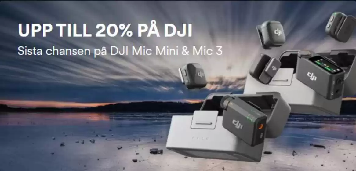 Scandinavian Photo-katalog i Hudiksvall | Upp till 20% på DJI! | 2026-02-17T00:00:00.000Z - 2026-03-03T00:00:00.000Z