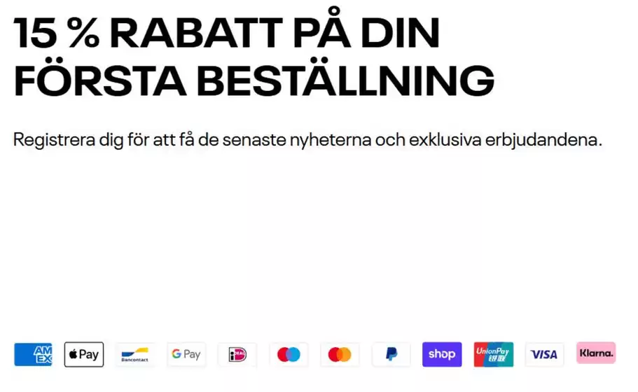 Reebok-katalog i Helsingborg | 15 % rabatt på din första beställning! | 2026-02-18T00:00:00.000Z - 2026-03-31T00:00:00.000Z