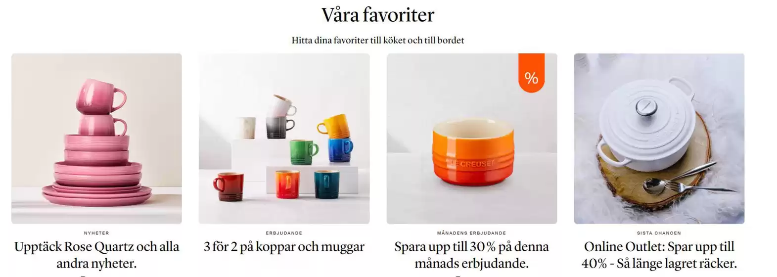 Le Creuset-katalog i Lindesberg | Våra favoriter! | 2026-02-19T00:00:00.000Z - 2026-03-31T00:00:00.000Z