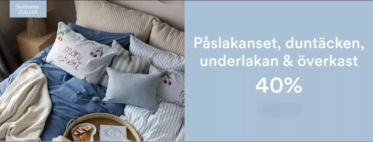 Hemtex-katalog i Lindesberg | 40% rabatt! | 2026-02-19T00:00:00.000Z - 2026-03-05T00:00:00.000Z