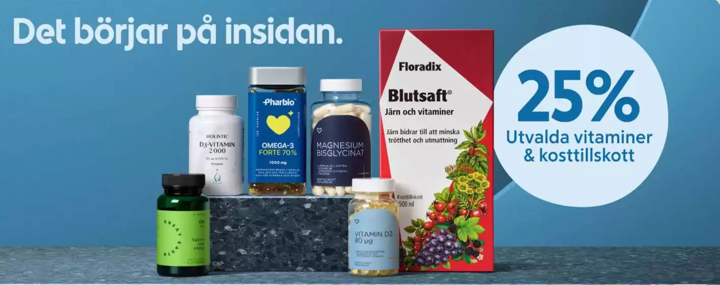 Apotek Hjärtat-katalog i Västerås | 25-30% rabatt! | 2026-02-24T00:00:00.000Z - 2026-03-22T00:00:00.000Z