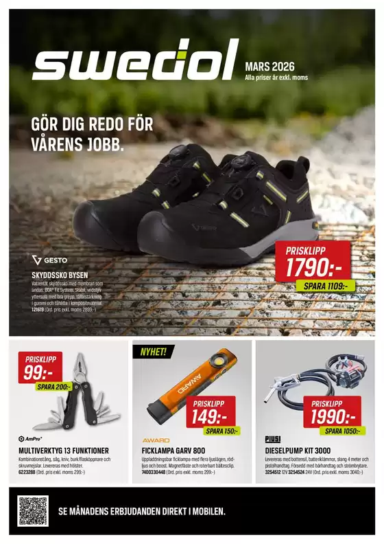 Swedol-katalog i Hönö | Swedol reklamblad | 2026-03-01T00:00:00.000Z - 2026-03-31T00:00:00.000Z