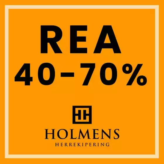 Holmens Herr-katalog i Västerås | Rea! 40-70%. | 2026-03-04T00:00:00.000Z - 2026-03-08T00:00:00.000Z