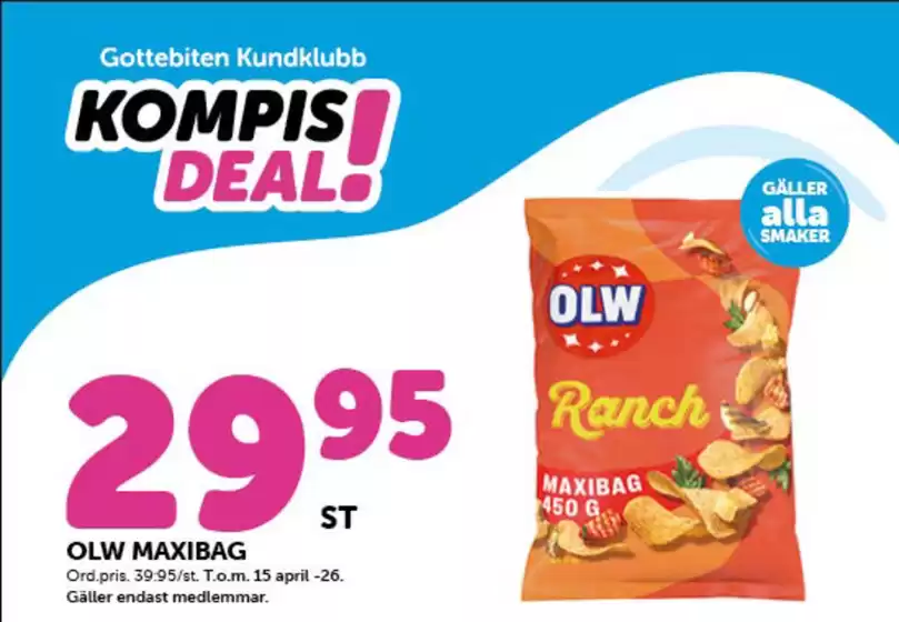 Gottebiten-katalog i Sunnansjö (Dalarna) | Kompis deal! | 2026-03-05T00:00:00.000Z - 2026-04-15T00:00:00.000Z