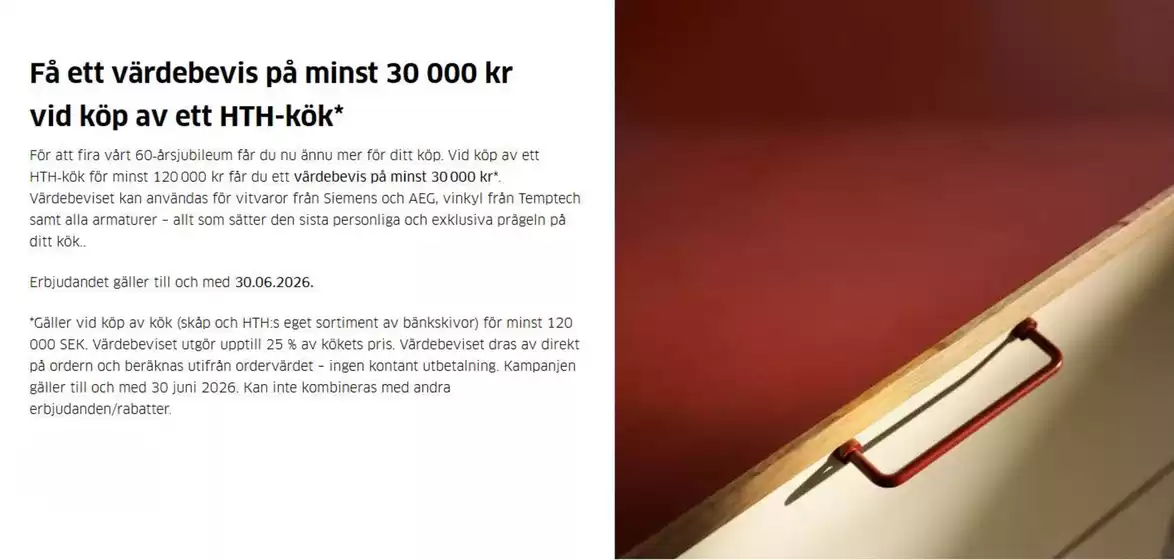 HTH-katalog i Upplands Väsby | Exklusivt erbjudande! | 2026-03-06T00:00:00.000Z - 2026-06-30T00:00:00.000Z
