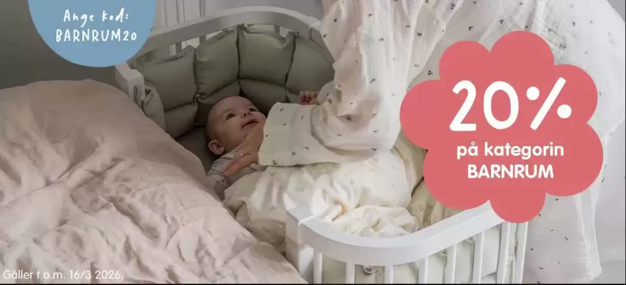 Babyland-katalog i Malmö | 20% rabatt! | 2026-03-06T00:00:00.000Z - 2026-03-16T00:00:00.000Z