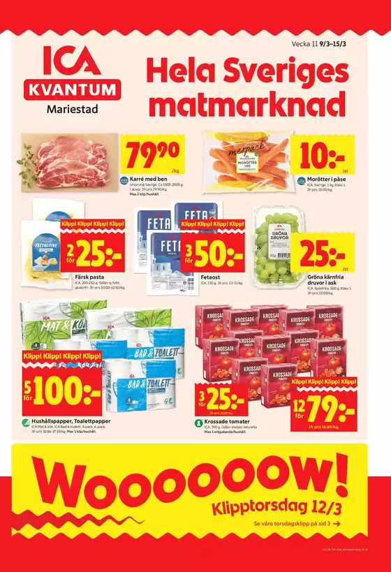 ICA Kvantum-katalog i Mölndal | Fantastiskt erbjudande för alla kunder | 2026-03-09T00:00:00.000Z - 2026-03-15T00:00:00.000Z