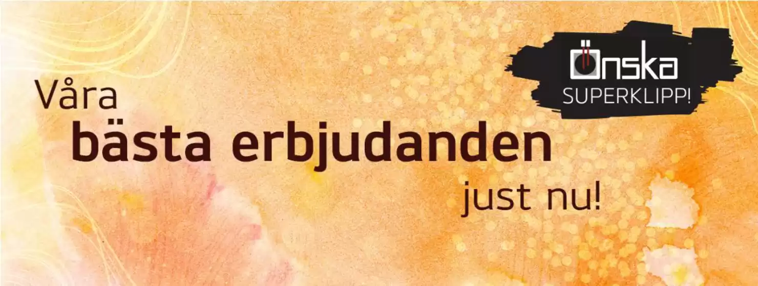 Önska-katalog i Uppsala | Våra bästa erbjudanden just nu! | 2026-03-09T00:00:00.000Z - 2026-03-31T00:00:00.000Z
