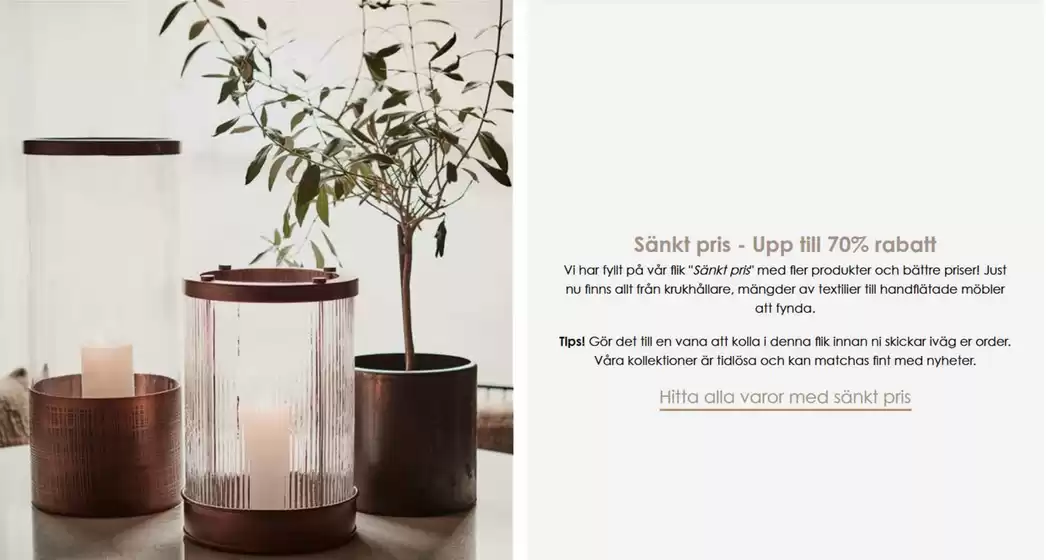 Affari of Sweden-katalog i Uppsala | Sänkt pris - Upp till 70% rabatt! | 2026-03-09T00:00:00.000Z - 2026-03-23T00:00:00.000Z