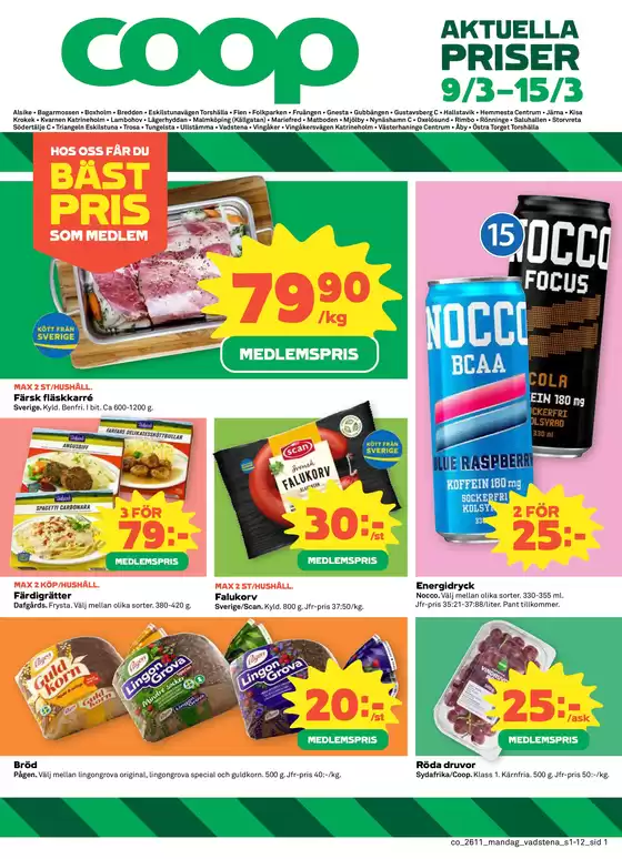 Coop Konsum-katalog i Göteborg | Exklusiva fynd | 2026-03-09T00:00:00.000Z - 2026-03-15T00:00:00.000Z