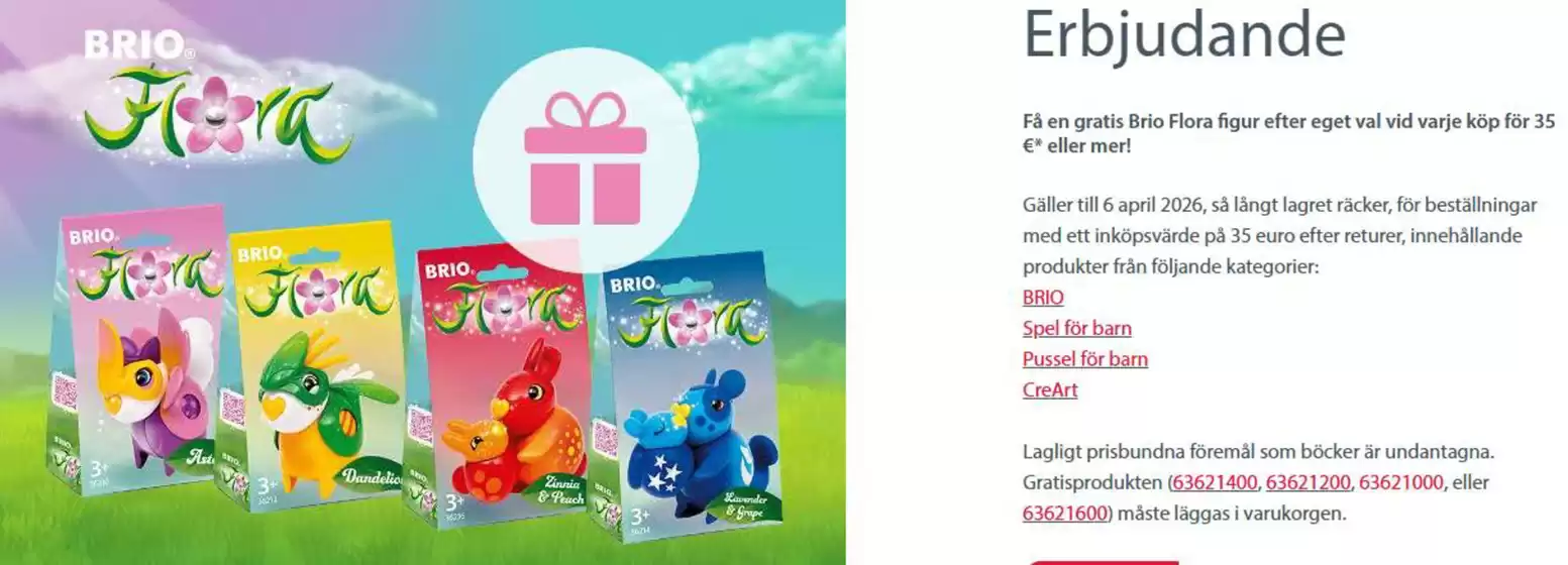 Brio-katalog | Erbjudande! | 2026-03-10T00:00:00.000Z - 2026-04-06T00:00:00.000Z