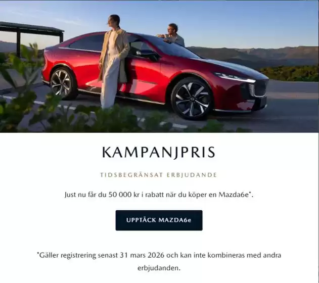 Mazda-katalog i Göteborg | Kampanjpris! | 2026-03-12T00:00:00.000Z - 2026-03-31T00:00:00.000Z