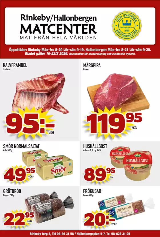 Matcenter-katalog i Sollentuna | Veckans erbjudanden Matcenter | 2026-03-16T00:00:00.000Z - 2026-03-22T00:00:00.000Z