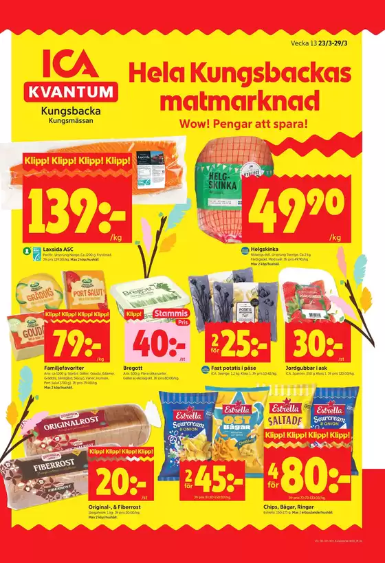 ICA Kvantum-katalog i Hammarö | Aktuella fynd och erbjudanden | 2026-03-23T00:00:00.000Z - 2026-03-29T00:00:00.000Z