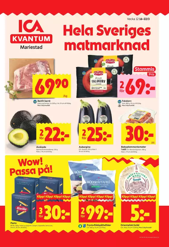 ICA Kvantum-katalog i Hammarö | Upptäck attraktiva erbjudanden | 2026-03-16T00:00:00.000Z - 2026-03-22T00:00:00.000Z