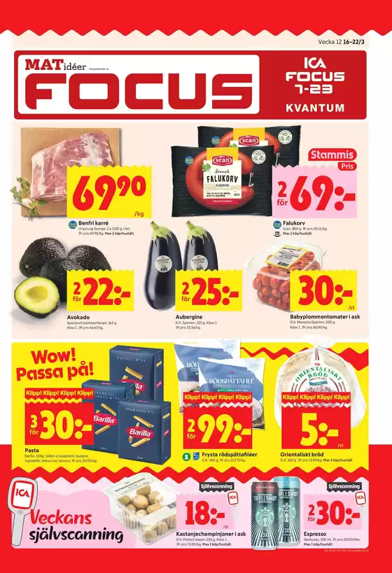 ICA Kvantum-katalog i Hammarö | Fantastiskt erbjudande för alla kunder | 2026-03-16T00:00:00.000Z - 2026-03-22T00:00:00.000Z