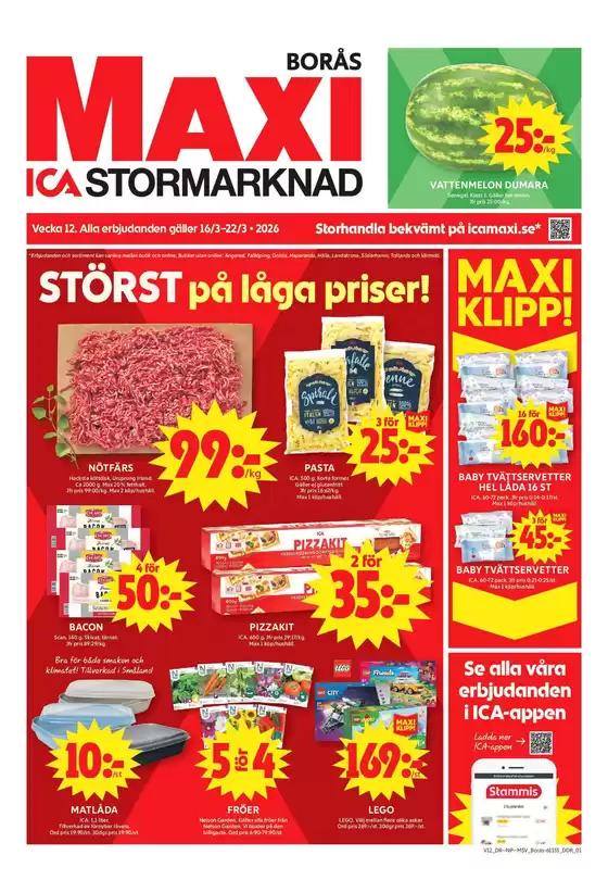ICA Maxi-katalog i Linköping | Exklusiva deals och fynd | 2026-03-16T00:00:00.000Z - 2026-03-22T00:00:00.000Z