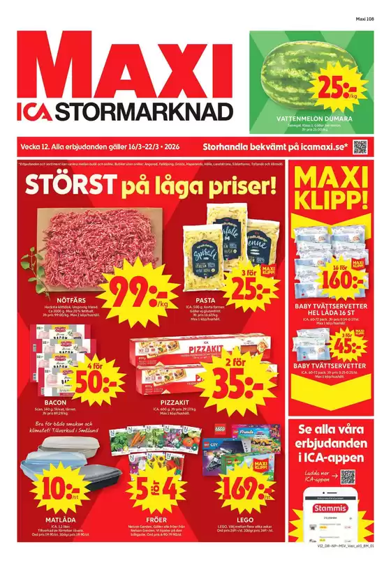 ICA Maxi-katalog i Linköping | Spara nu med våra deals | 2026-03-16T00:00:00.000Z - 2026-03-22T00:00:00.000Z
