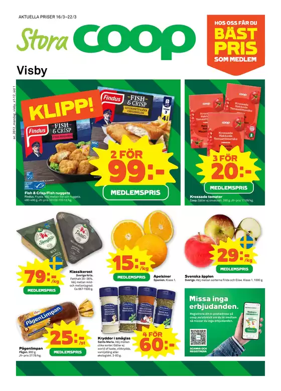 Stora Coop-katalog i Linköping | Våra bästa deals för dig | 2026-03-16T00:00:00.000Z - 2026-03-22T00:00:00.000Z