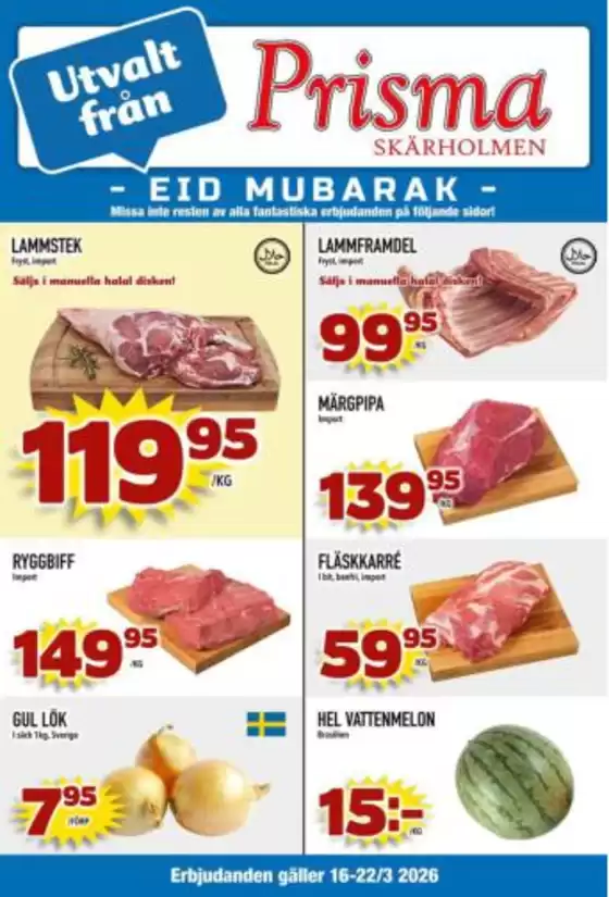 Prisma Skärholmen-katalog i Linköping | Prisma Mat reklambad | 2026-03-16T00:00:00.000Z - 2026-03-22T00:00:00.000Z
