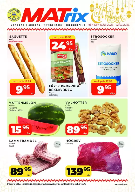 Matrix Butikerna-katalog i Örnsköldsvik | Matrix Veckans Annons | 2026-03-16T00:00:00.000Z - 2026-03-22T00:00:00.000Z