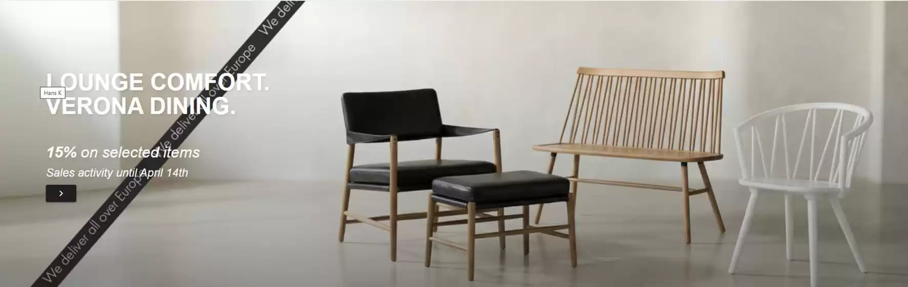 Hans K-katalog | 15% on selected items! | 2026-03-18T00:00:00.000Z - 2026-04-14T00:00:00.000Z