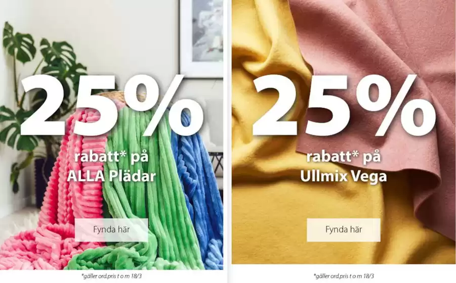 Ohlssons Tyger-katalog | 20-25% rabatt! | 2026-03-18T00:00:00.000Z - 2026-03-18T00:00:00.000Z