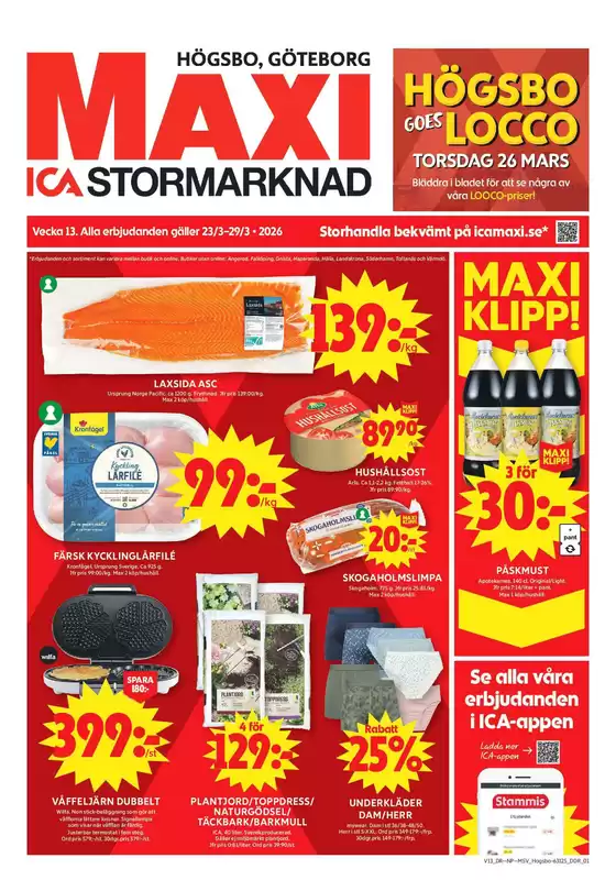 ICA Maxi-katalog i Eskilstuna | Top-erbjudanden för alla fyndjägare | 2026-03-23T00:00:00.000Z - 2026-03-29T00:00:00.000Z