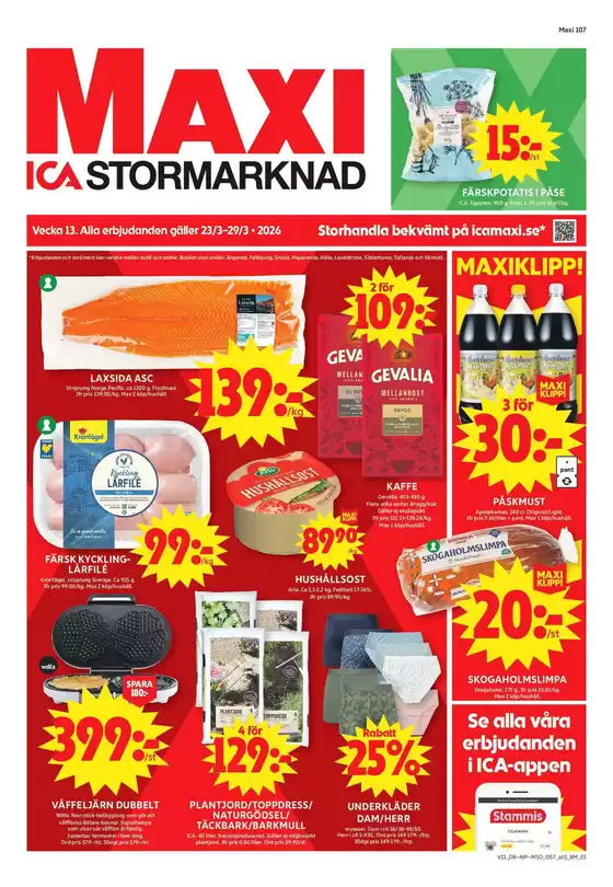 ICA Maxi-katalog i Svedala | Våra bästa erbjudanden för dig | 2026-03-23T00:00:00.000Z - 2026-03-29T00:00:00.000Z
