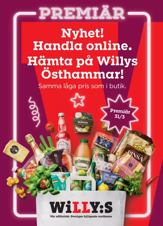 Willys-katalog i Sundbyberg | Exklusiva fynd | 2026-03-31T00:00:00.000Z - 2026-03-31T00:00:00.000Z