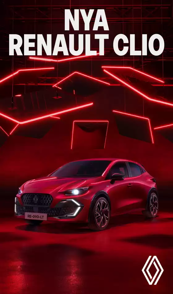 Renault-katalog i Göteborg | broschyr Renault Clio | 2026-03-24T00:00:00.000Z - 2026-04-07T00:00:00.000Z