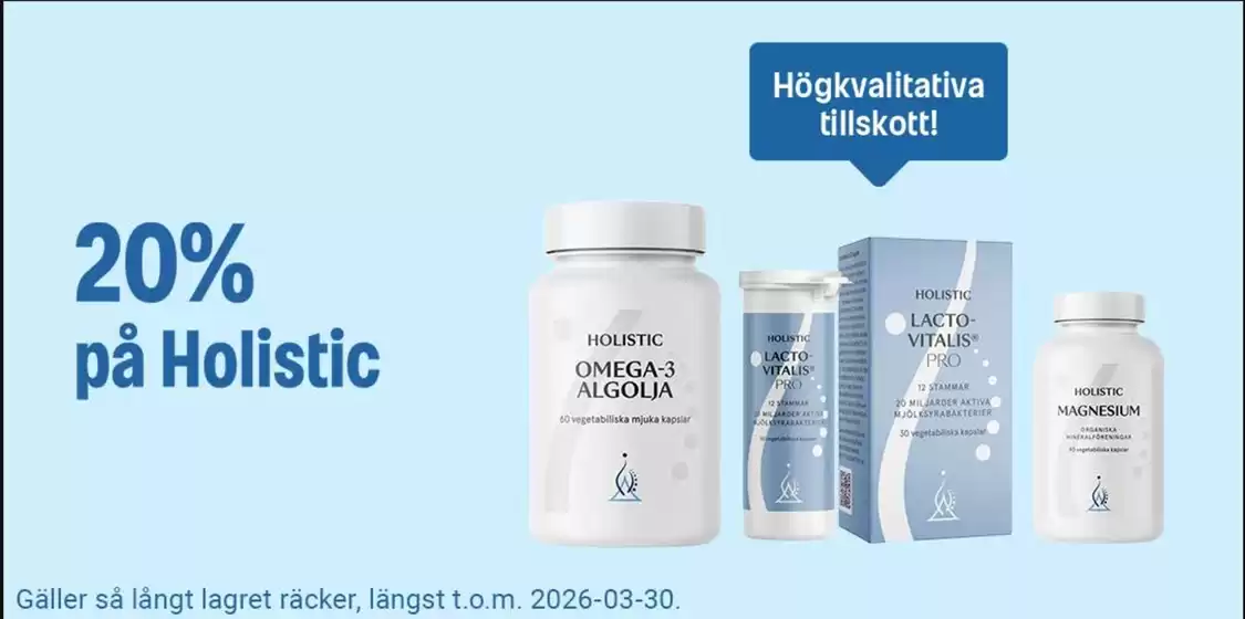 Apotea-katalog i Malmö | 20-30% rabatt! | 2026-03-24T00:00:00.000Z - 2026-03-30T00:00:00.000Z