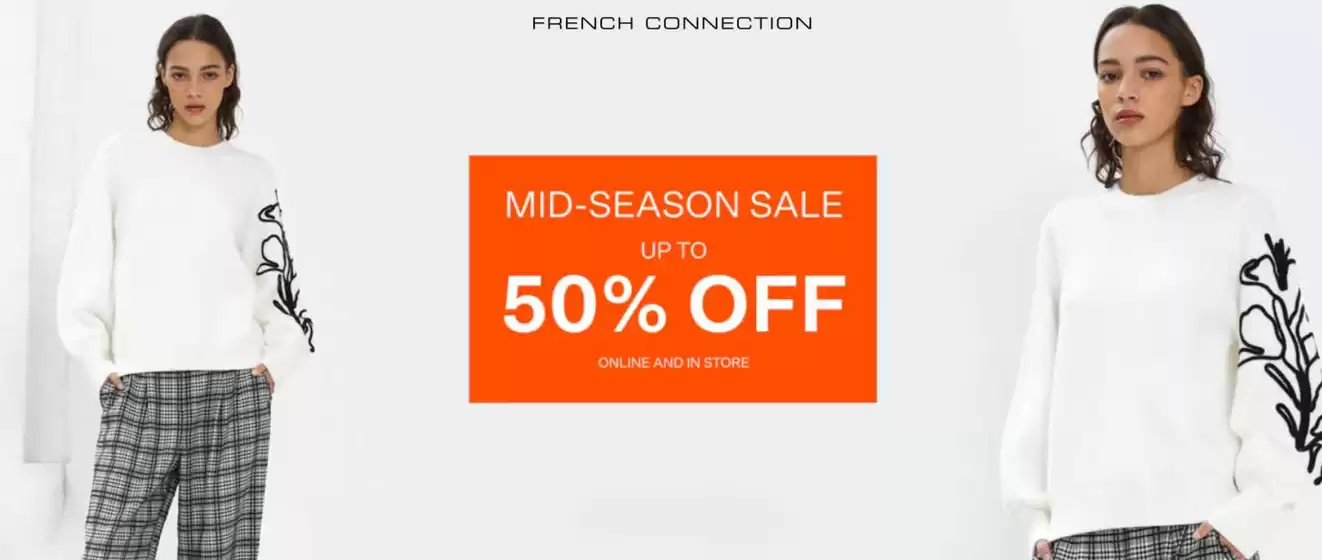 French Connection-katalog i Visby | Up to 50% Off! | 2026-03-25T00:00:00.000Z - 2026-04-08T00:00:00.000Z