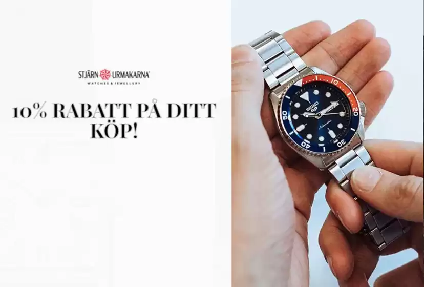 Stjärnurmakarna-katalog i Visby | 10% rabatt! | 2026-03-25T00:00:00.000Z - 2026-04-30T00:00:00.000Z