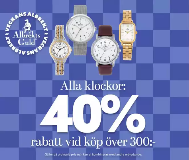 Albrekts Guld-katalog i Örebro | 40% rabatt! | 2026-03-25T00:00:00.000Z - 2026-04-11T00:00:00.000Z