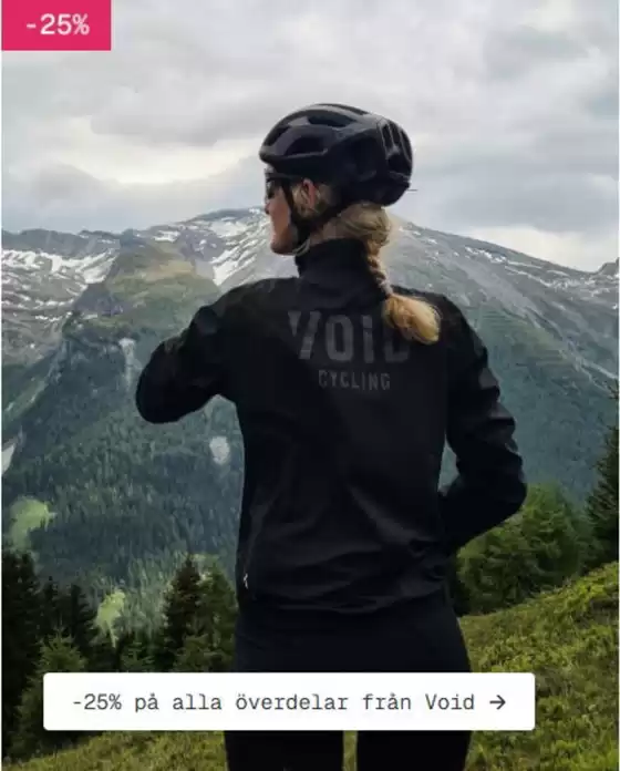 Bikester-katalog i Norrköping | -25% på alla överdelar från Void! | 2026-03-26T00:00:00.000Z - 2026-03-31T00:00:00.000Z