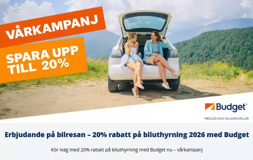 Budget-katalog i Falkenberg | Spara upp till 20%! | 2026-03-26T00:00:00.000Z - 2026-04-13T00:00:00.000Z