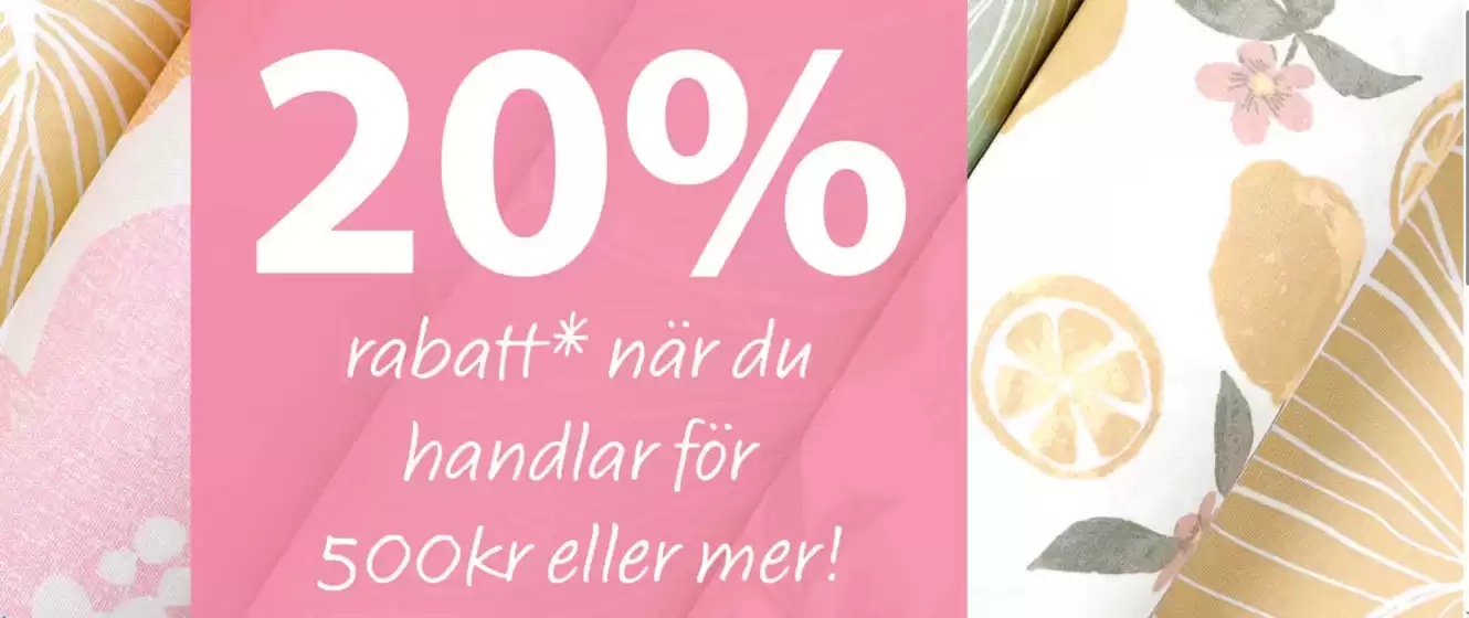 Ohlssons Tyger-katalog i Stockholm | 20% rabatt! | 2026-03-27T00:00:00.000Z - 2026-04-01T00:00:00.000Z