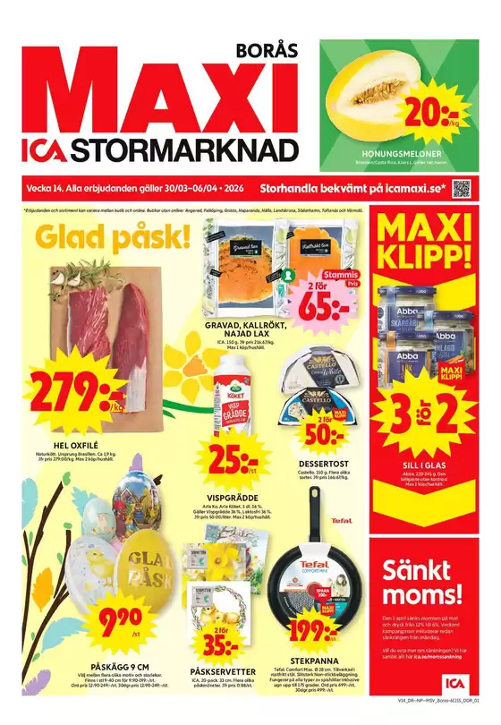 ICA Maxi-katalog i Råneå | Våra bästa fynd | 2026-03-30T00:00:00.000Z - 2026-04-06T00:00:00.000Z