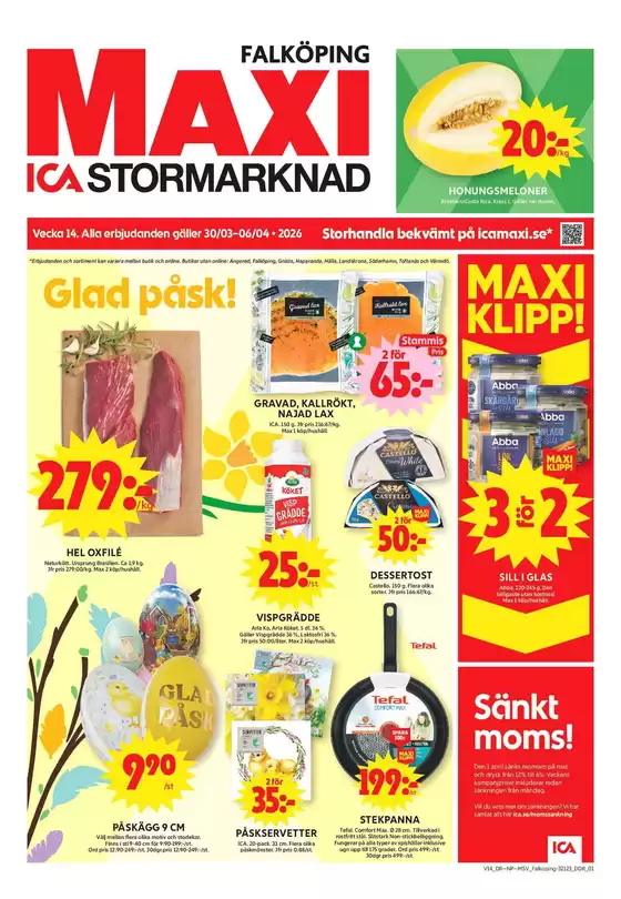 ICA Maxi-katalog i Råneå | Spara nu med våra deals | 2026-03-30T00:00:00.000Z - 2026-04-06T00:00:00.000Z