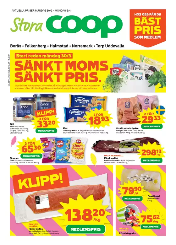 Stora Coop-katalog i Råneå | Top-erbjudanden för alla fyndjägare | 2026-03-30T00:00:00.000Z - 2026-04-06T00:00:00.000Z