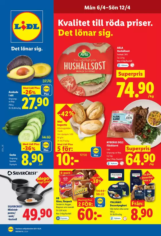 Lidl-katalog i Arvika | ERBJUDANDEN VECKA 15 | 2026-04-06T00:00:00.000Z - 2026-04-12T00:00:00.000Z