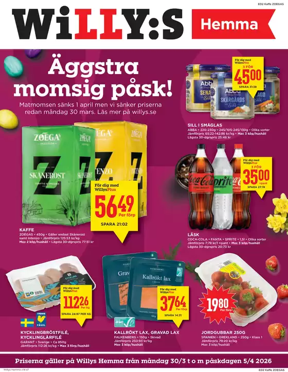 Willys-katalog i Munkfors | Fantastiska rabatter på utvalda produkter | 2026-03-30T00:00:00.000Z - 2026-04-05T00:00:00.000Z