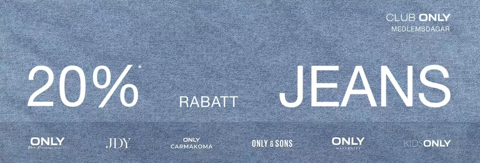 Only-katalog i Vallentuna | 20% rabatt! | 2026-03-31T00:00:00.000Z - 2026-04-14T00:00:00.000Z