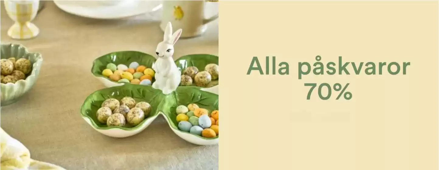 Hemtex-katalog i Malmö | Alla påskvaror 70%! | 2026-04-02T00:00:00.000Z - 2026-04-05T00:00:00.000Z